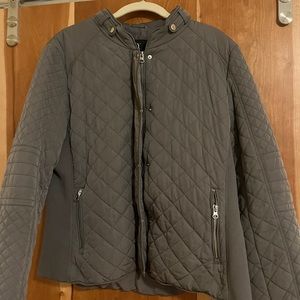 Gray Quilted New York & Co jacket